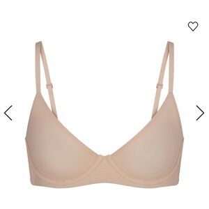 Skims unlined Demi bra size 32B color Mica